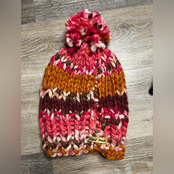 Hand made knitted cowl with ears and matching toque. Mom and me look! - Picture 2 of 6